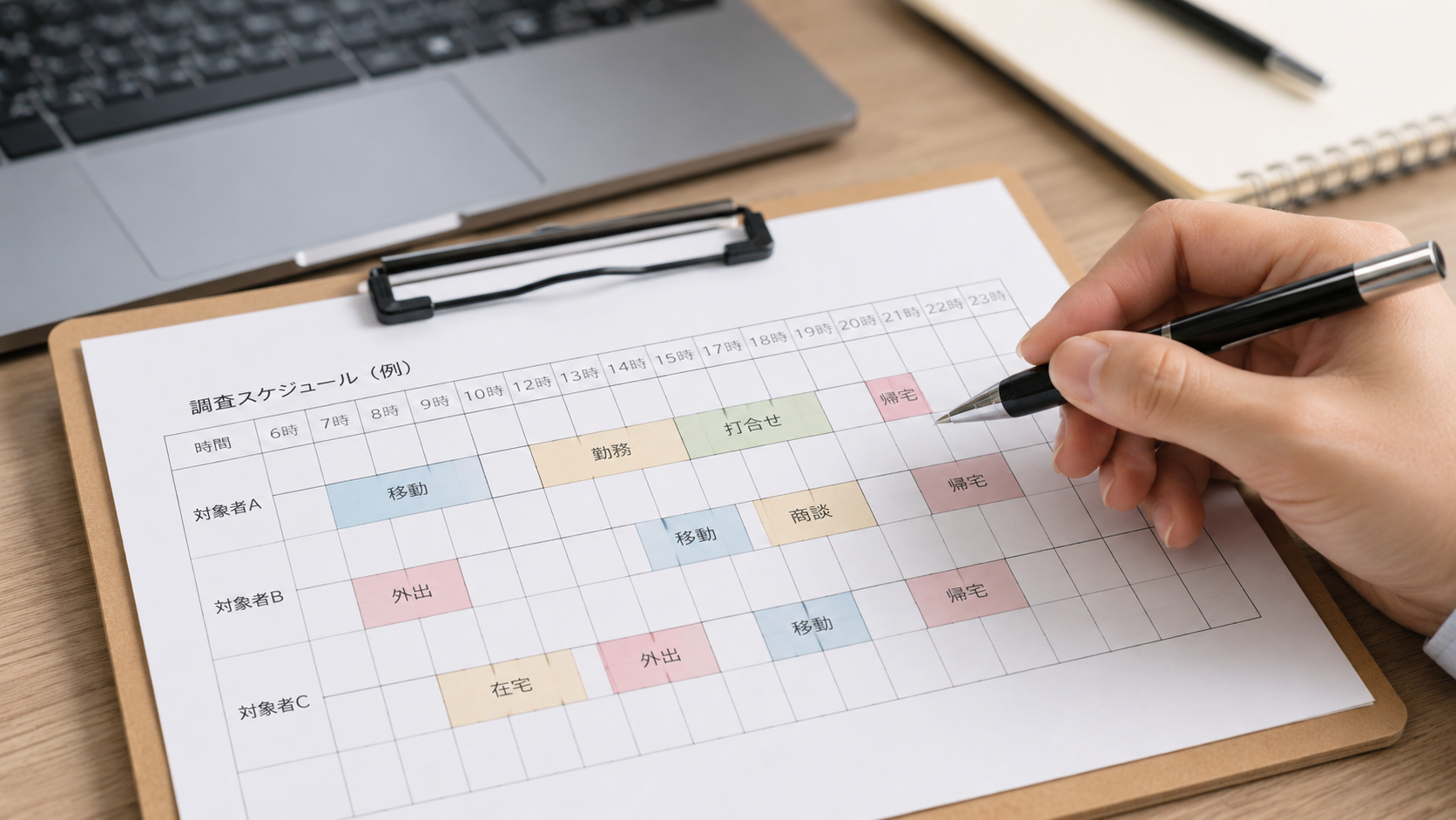 必要な証拠から逆算する調査設計